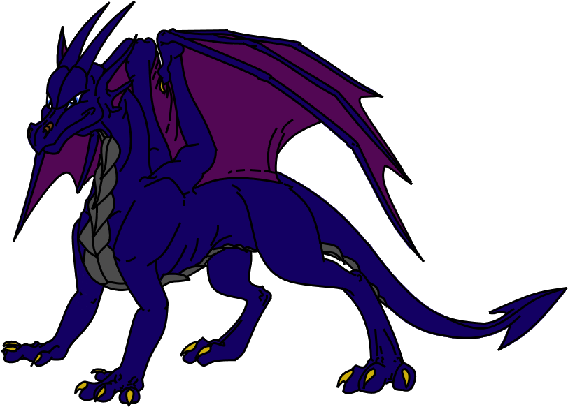 If I Were A Dragon I'd Look Pretty Badass - Illustration Clipart (900x667), Png Download