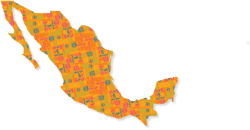 Maps Of Mexico Major Cities Clipart (809x444), Png Download
