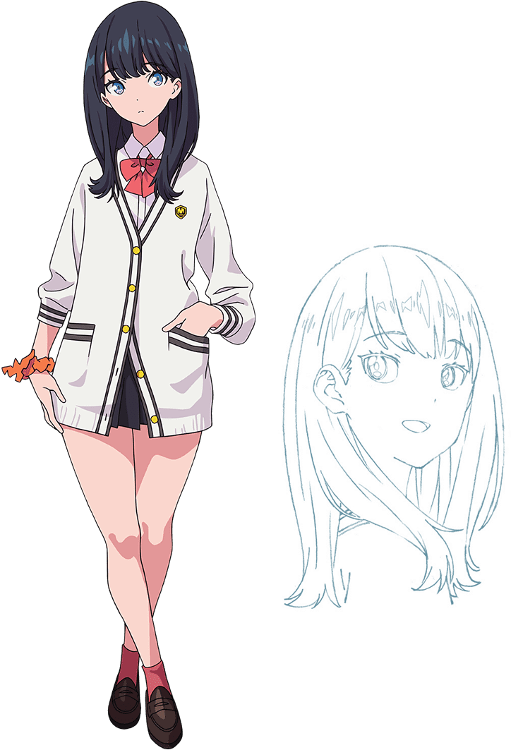 Ssss Gridman Rikka Thighs Clipart (900x1170), Png Download