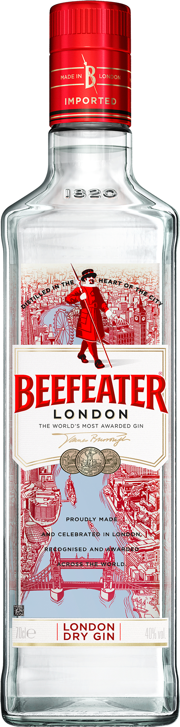 Packshot Beefeater - Gin Beefeater Clipart (649x2560), Png Download