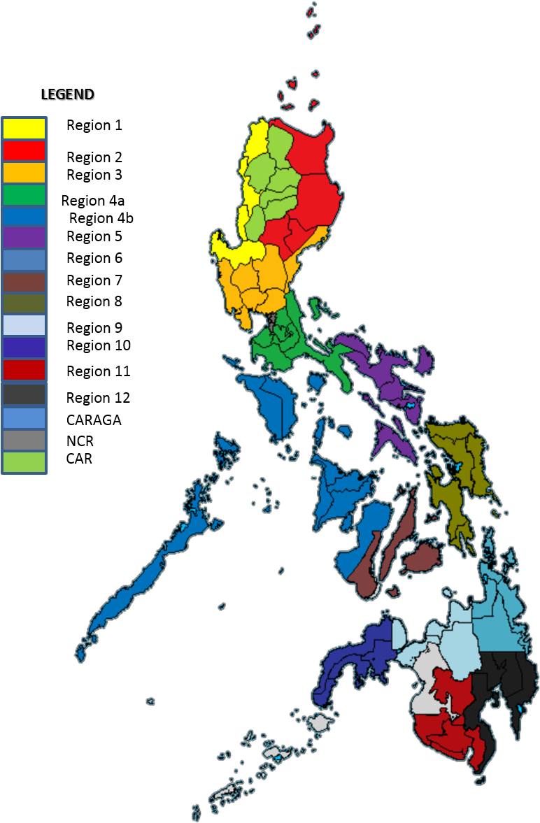Map Of The Philippines Clipart (1965x1263), Png Download