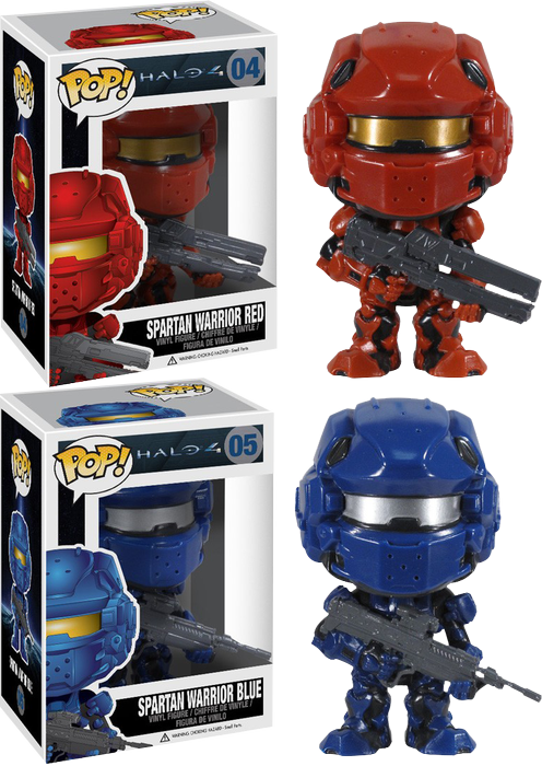 Spartan Warrior Pop Vinyl Figure - Halo Funko Pop Clipart (496x700), Png Download