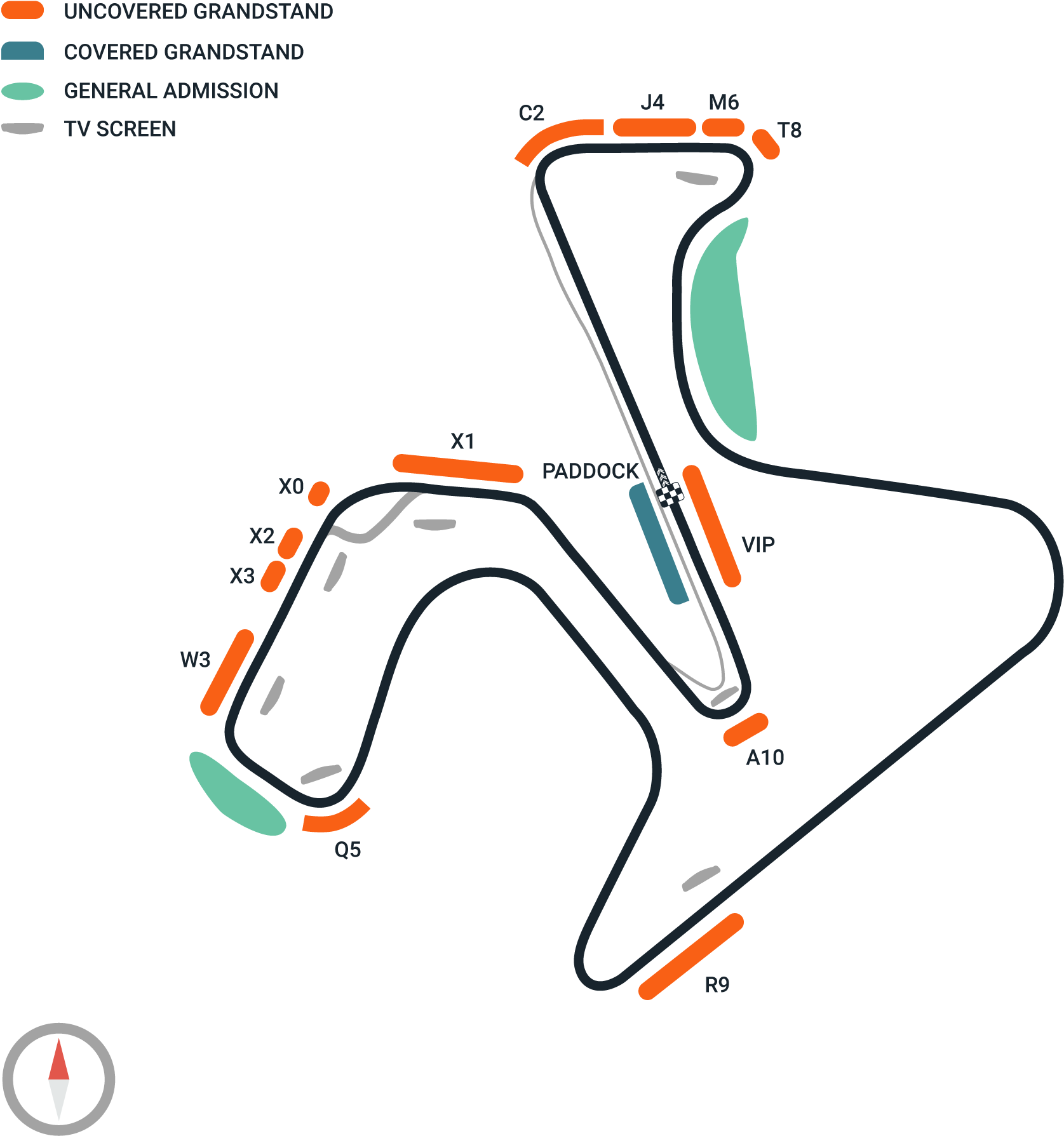 2019 Gran Premio Red Bull De España - Map Clipart (2200x2000), Png Download