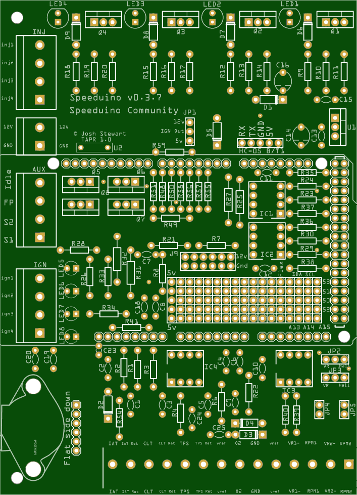 Arduino Controlled Ecu Speeduino Open Source Is A Arduino - Electronics Clipart (707x978), Png Download