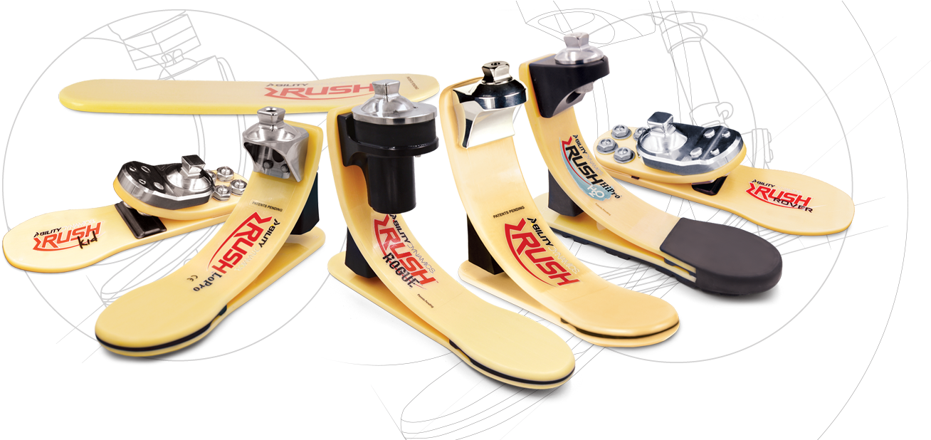 Tempe - Rush Foot Prosthetic Clipart (1600x617), Png Download