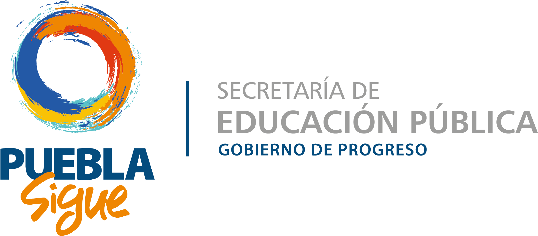 Thumb Image - Logo Puebla Sigue Secretaria De Educacion Publica Clipart (2556x1179), Png Download