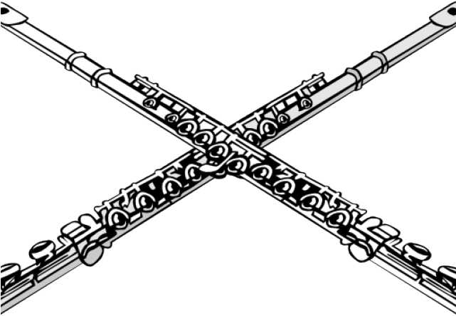 Marching Band Flute Clipart - Png Download (640x480), Png Download