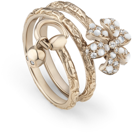 Gucci Gucci Flora Ring - Ring Clipart (800x800), Png Download