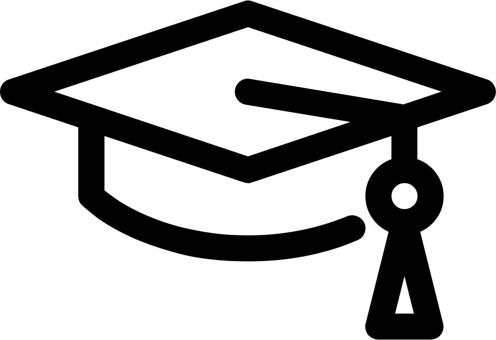 Graduation Hat Comments - Graduation Hat Icon Png Clipart (980x672), Png Download