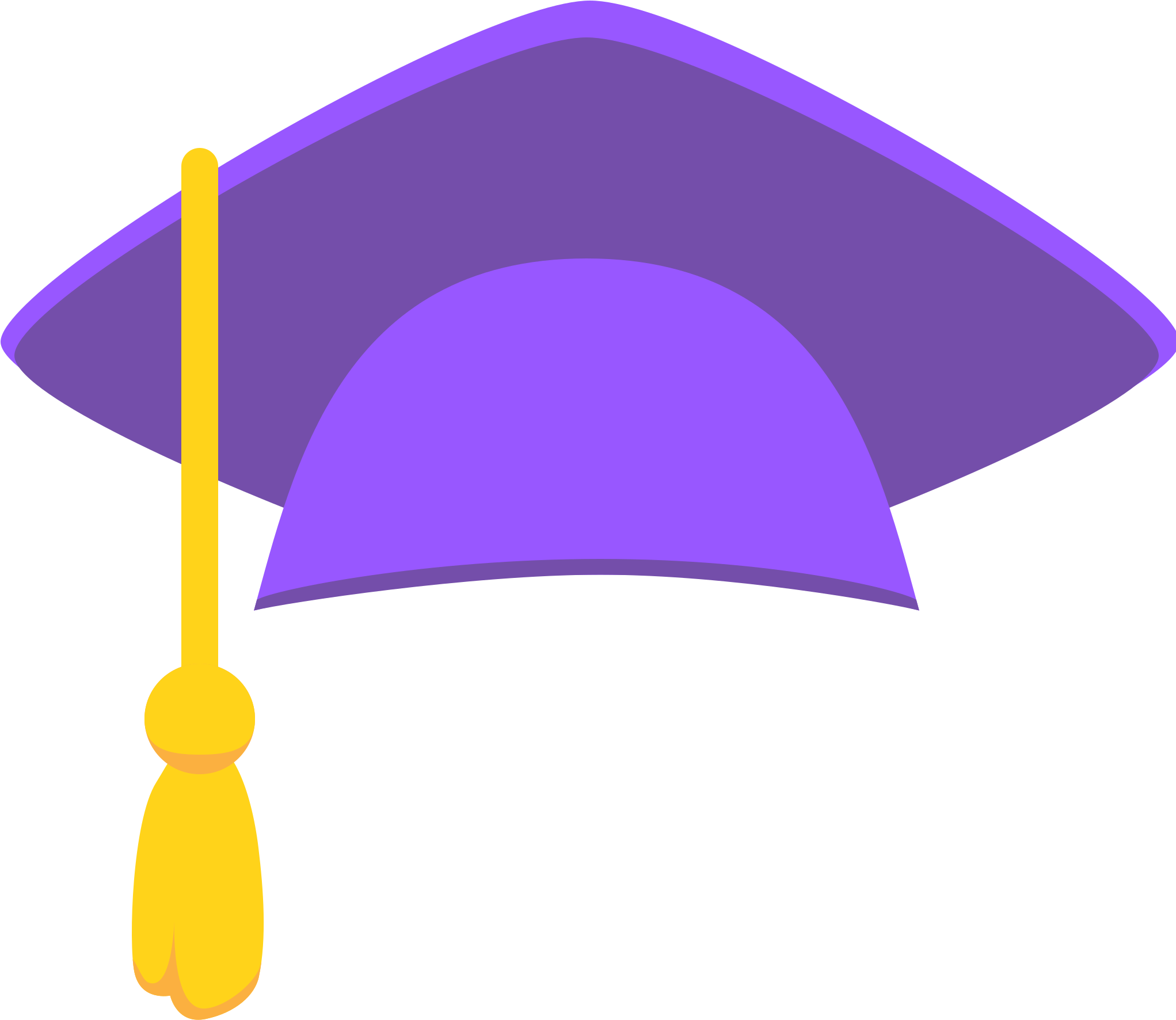 2048 X 2048 3 - Purple Graduation Cap Png Clipart (2048x2048), Png Download
