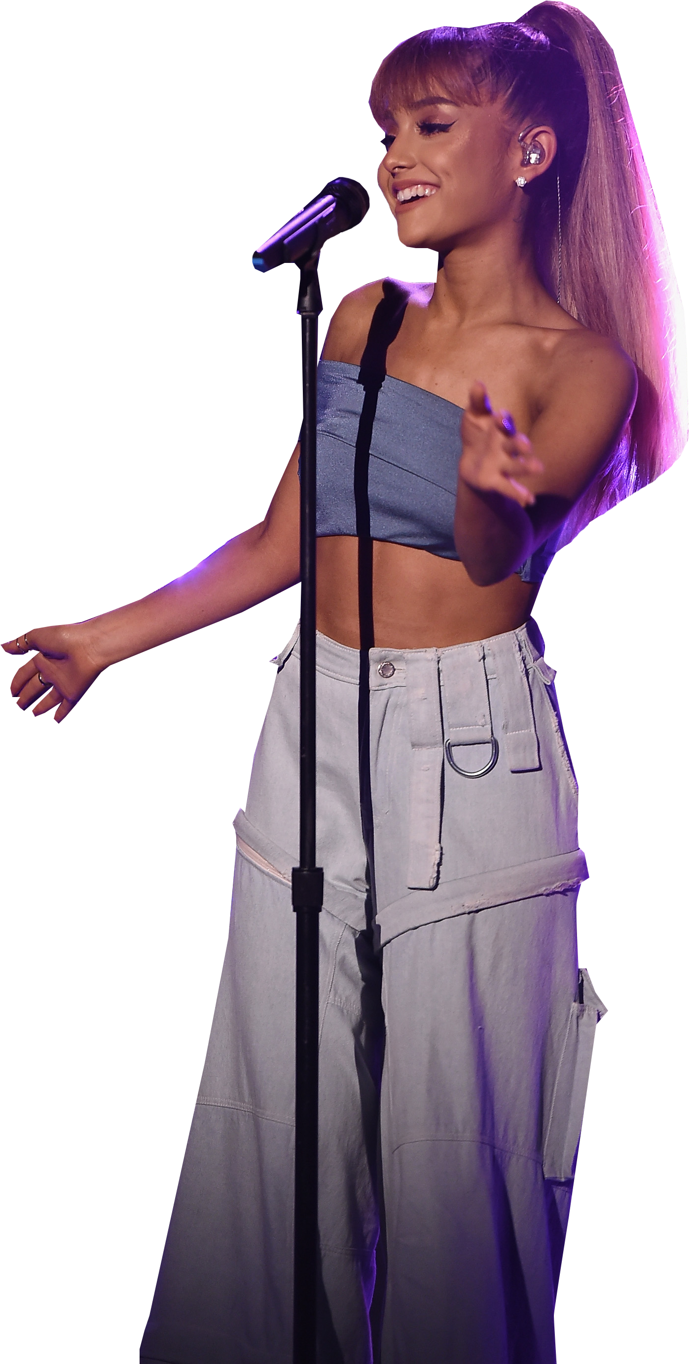Ariana Grande On Stage Clipart (1994x3000), Png Download