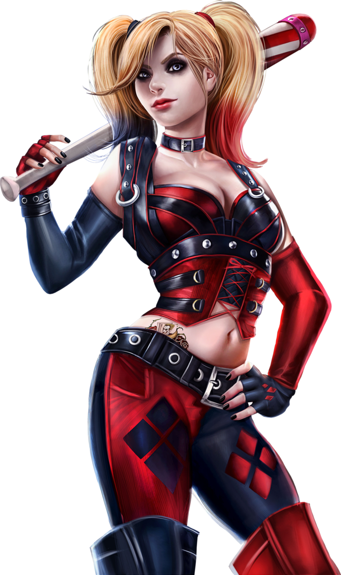 Harley Quinn Free Png Image - Harley Quinn Png Clipart (688x1160), Png Download