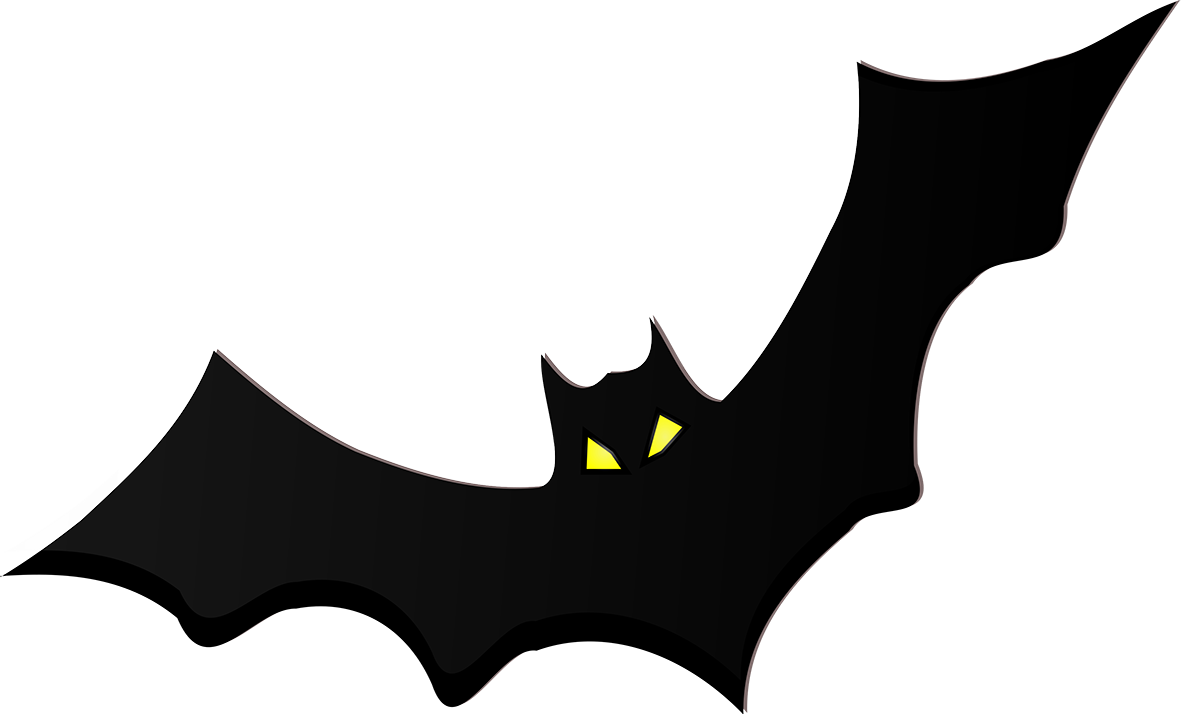 Funny Happy Halloween 2017 Clipart - Bat Clip Art - Png Download (1181x714), Png Download