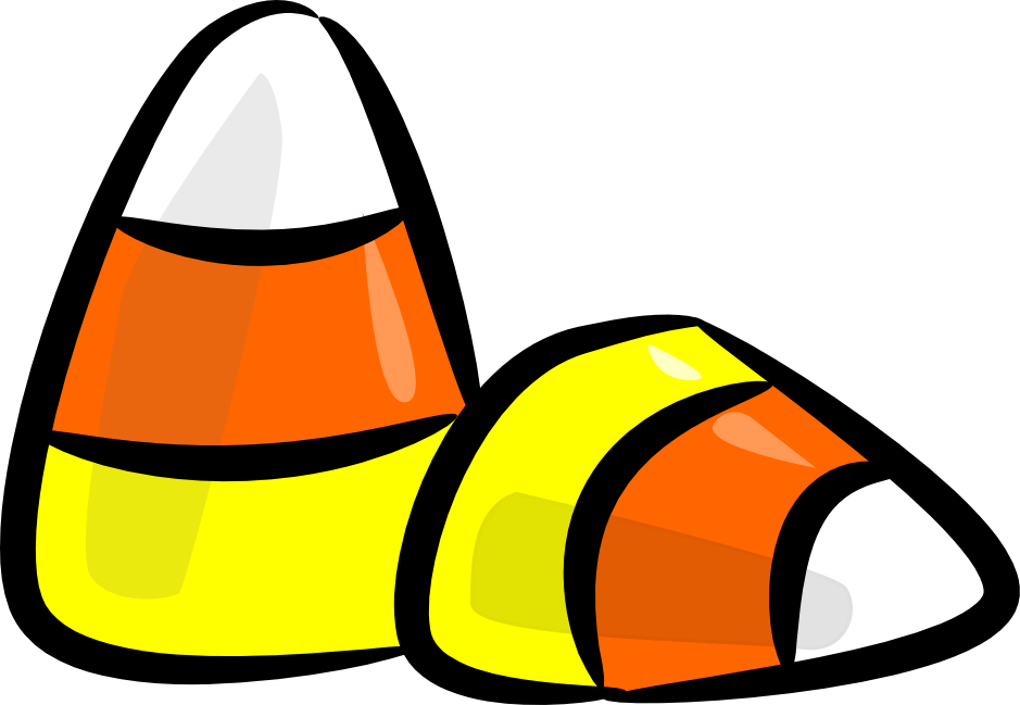 Candy Corn Halloween Clip Art Download Happy Halloween - Halloween Candy Corn Clipart - Png Download (830x574), Png Download