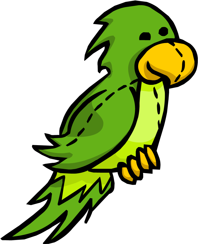 Green Parrot Club Penguin Wiki - Captain Rockhopper Club Penguin Clipart (974x974), Png Download