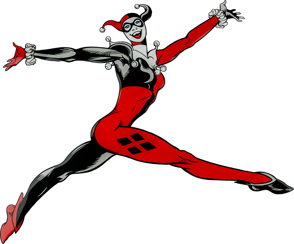 Harley Quinn Png Transparent Images - Harley Quinn Thank You Clipart (1000x828), Png Download