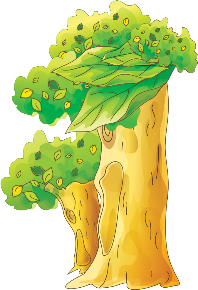 Cartoon Hand Drawn Dead Tree - Tranh Hoạt Hình Đẹp Clipart (1024x1024), Png Download