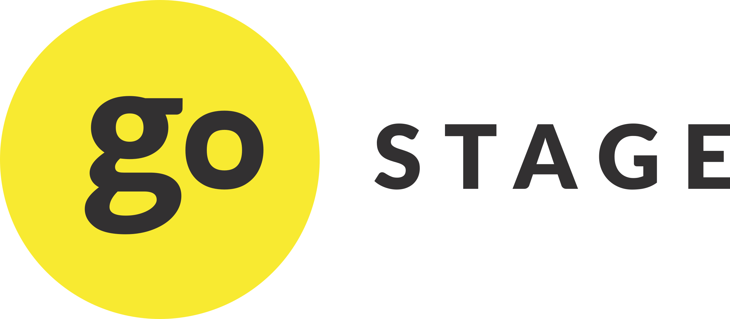 Go Stage Logo Png Transparent - Go Stage Logo Clipart (2400x1051), Png Download