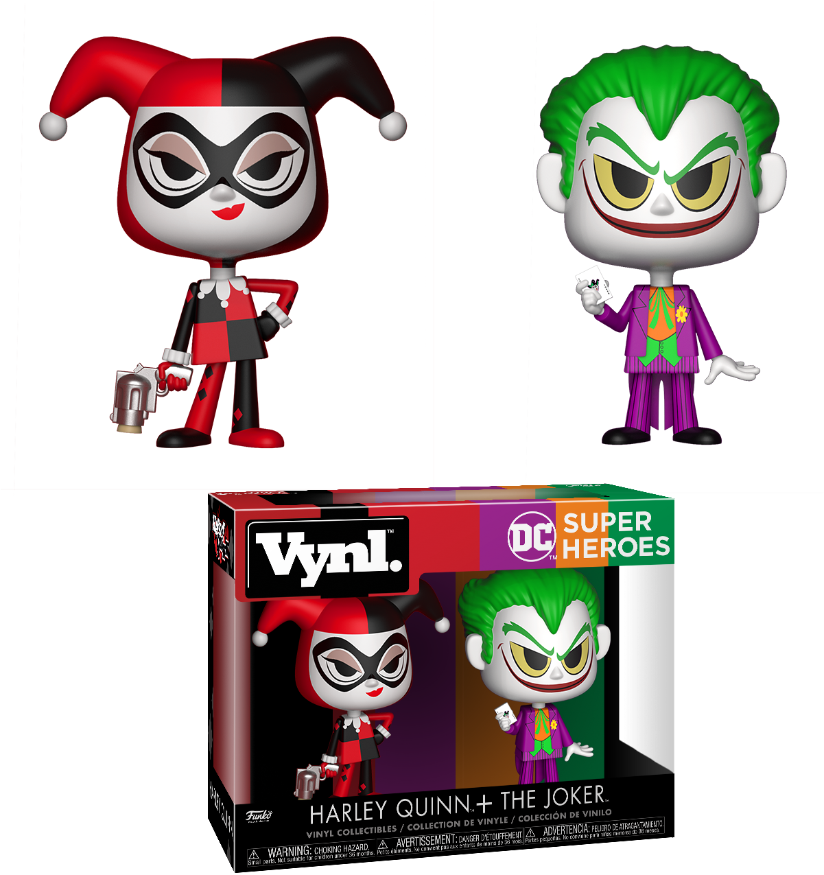 Joker Y Harley Quinn Funko Pop Clipart (1300x1300), Png Download