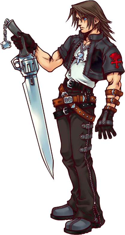 Leon Kingdom Hearts , Png Download Clipart (417x785), Png Download