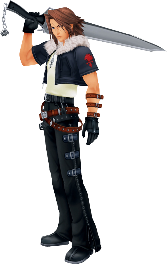 Kingdom Hearts Leon Clipart (584x925), Png Download