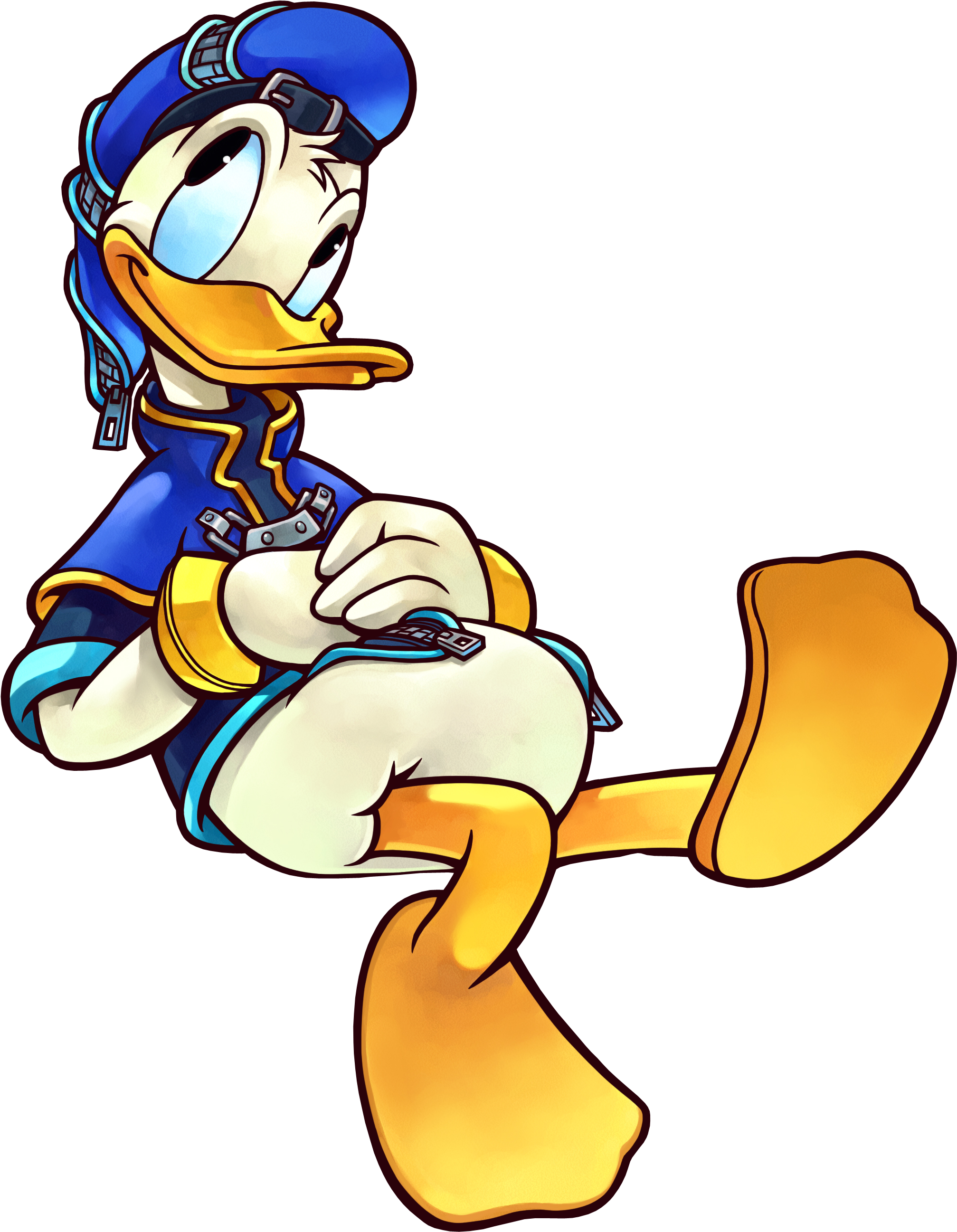 Kingdom Hearts Chain Of Memories Donald , Png Download Clipart (2015x2594), Png Download