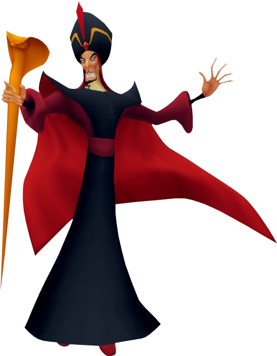 Graphic Royalty Free Download Aladdin Transparent Kingdom - Disney Kingdom Hearts Jafar Clipart (590x724), Png Download