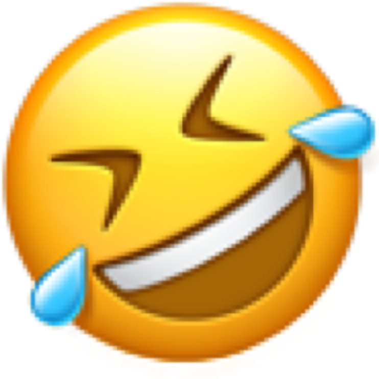 Download Iphone Emoji Laughing Crying Freetoedit Emoji Tears Of Joy