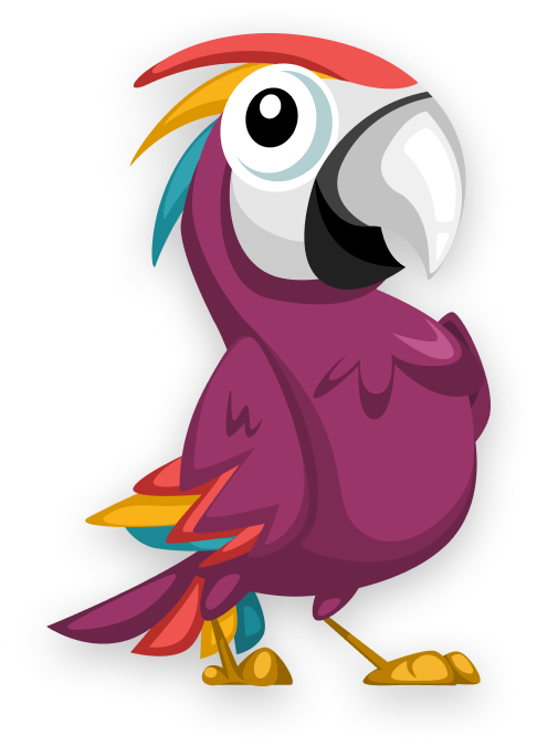 Parrot-familiar - Poptin Clipart (486x675), Png Download