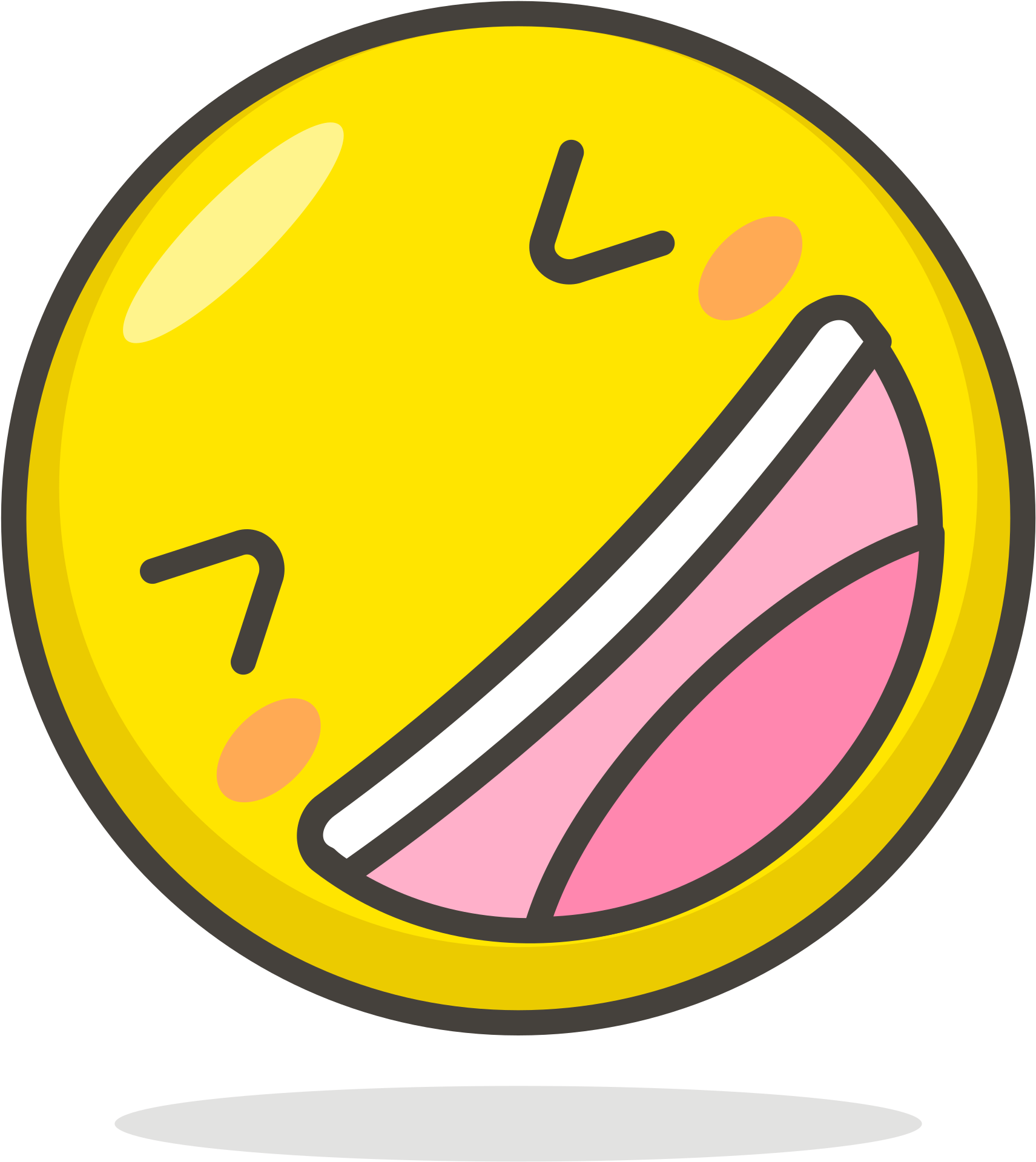 Rolling On The Floor Laughing Emoji File 005 Rolling - Vector Graphics Clipart (2000x2000), Png Download