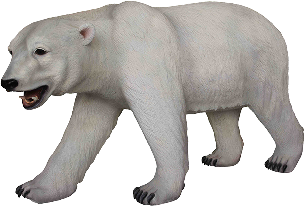 Download Polar Bear Png Transparent Images Transparent - Polar Bear Mouth Open Clipart (640x640), Png Download