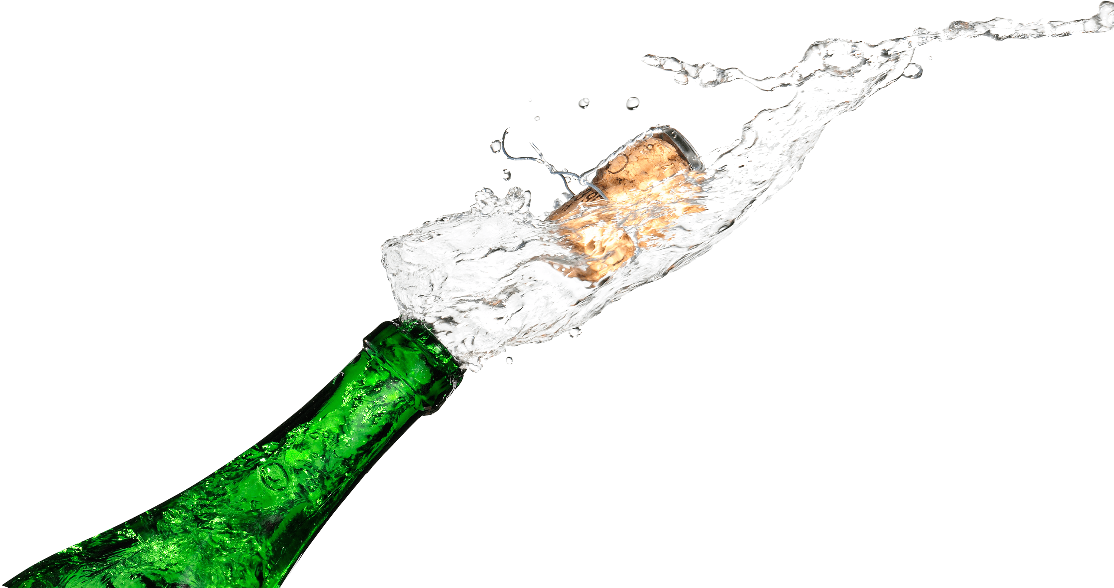 Free Png Download Champagne Popping Png Images Background - Champagne Bottle Popping Png Clipart (850x485), Png Download