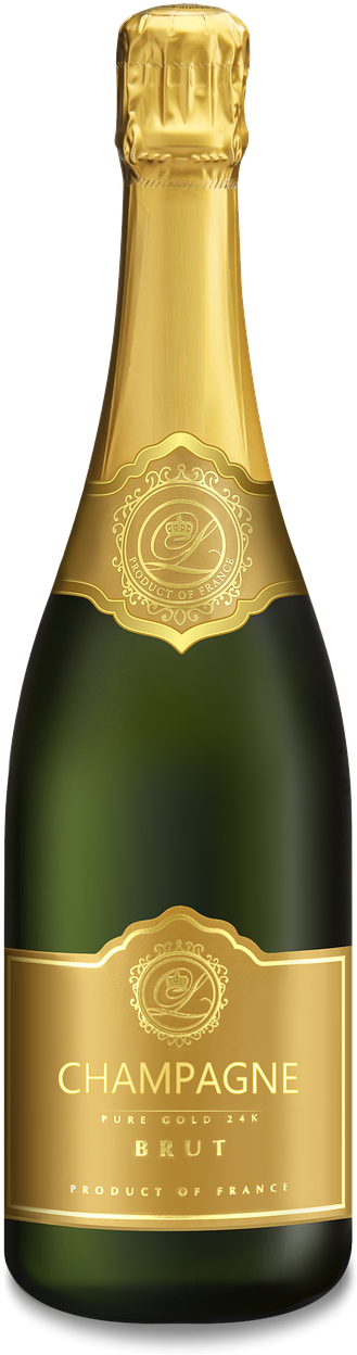 Champagne,bottle Of Year's Clipart (329x1248), Png Download