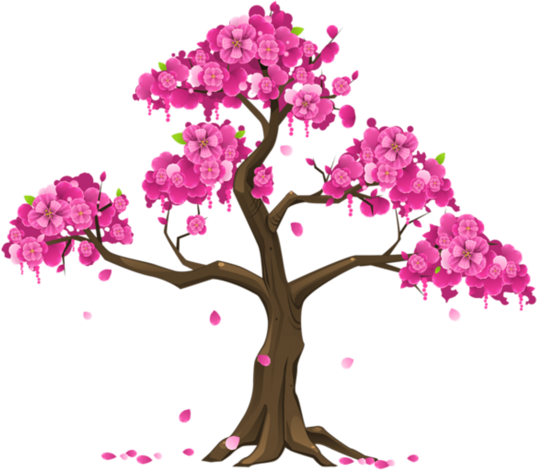 Download Pink Tree Png Clipart Image - Cherry Blossom Tree Clipart