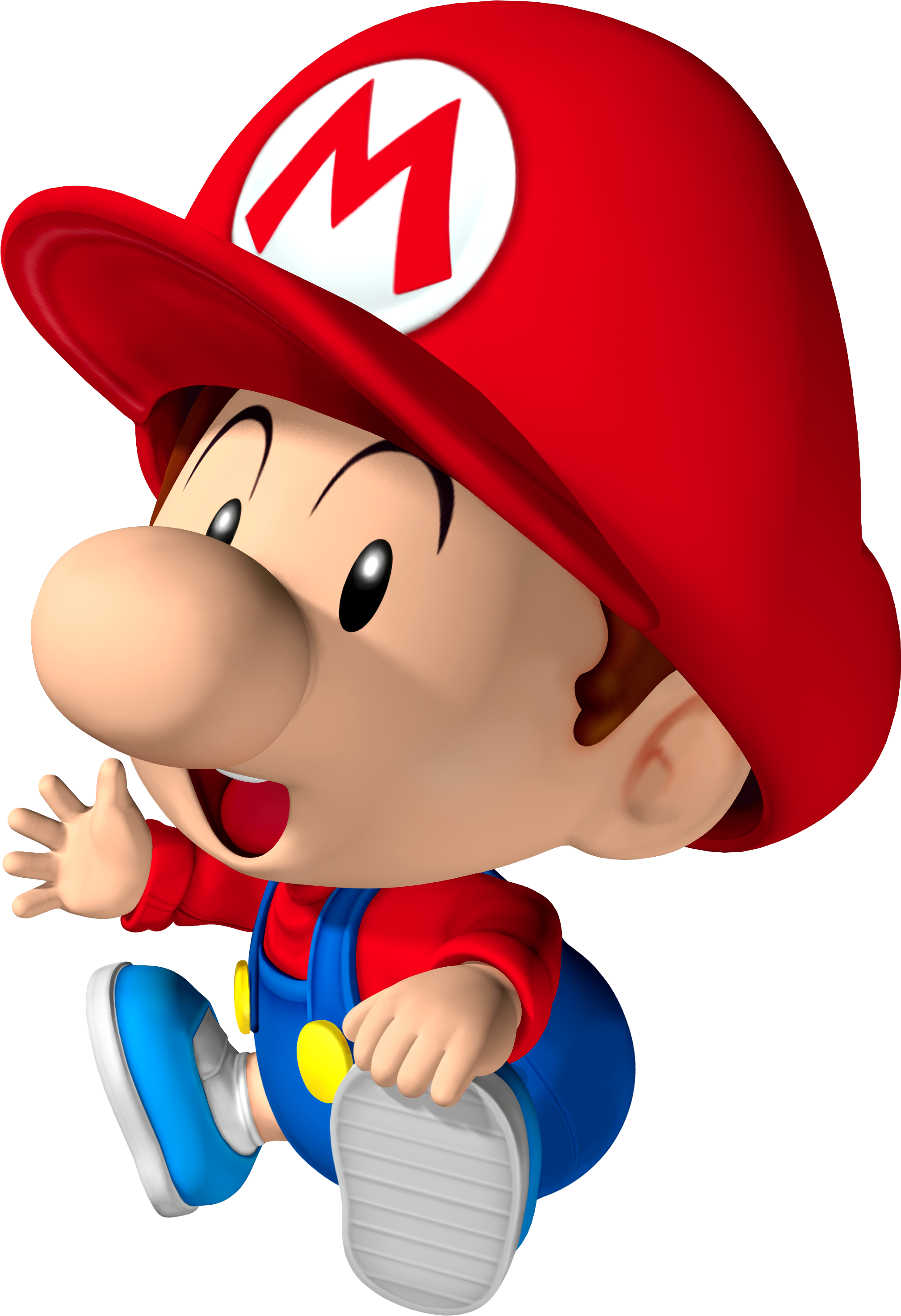 Luigi Clipart Super Mario Bros - Baby Mario - Png Download (2208x3128), Png Download