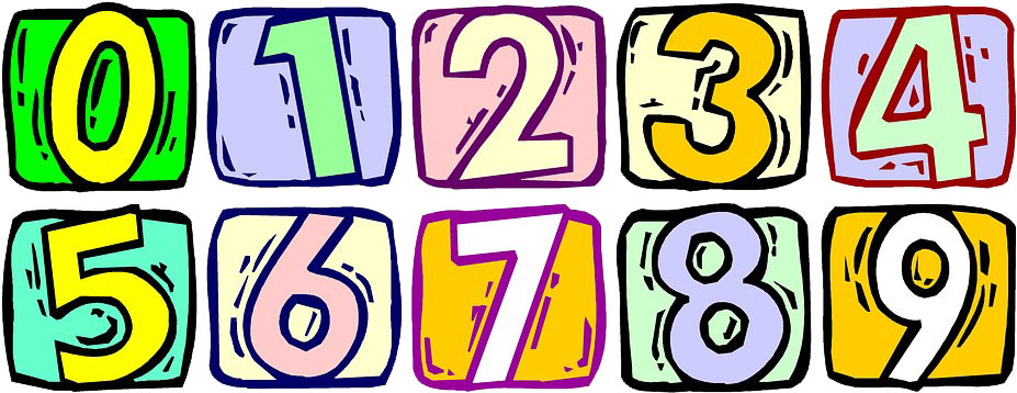 Numbers Png Pic - Numbers Clip Art Png Transparent Png - Large Size Png  Image - PikPng