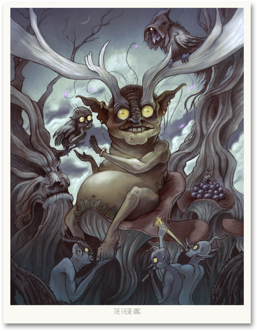 Faerie King - Gavin Gray Valentine Clipart (1000x1298), Png Download