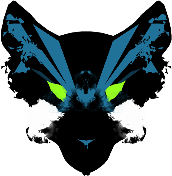 Total Downloads - Gaming Blue Fox Logo Clipart (600x620), Png Download