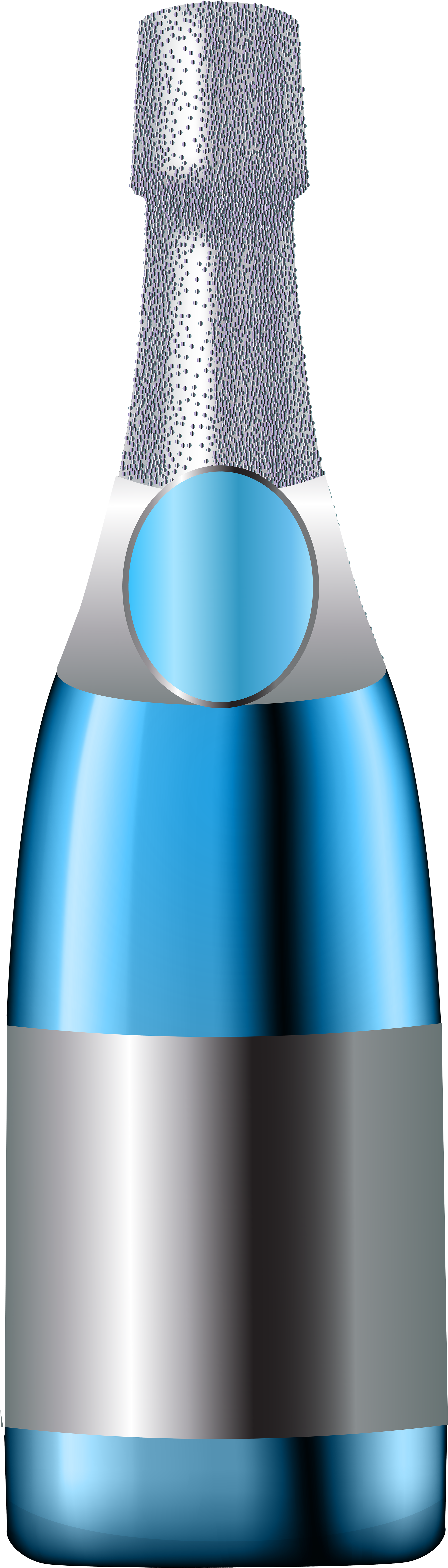 Free Transparent Champagne Bottle Clipart (2433x8000), Png Download