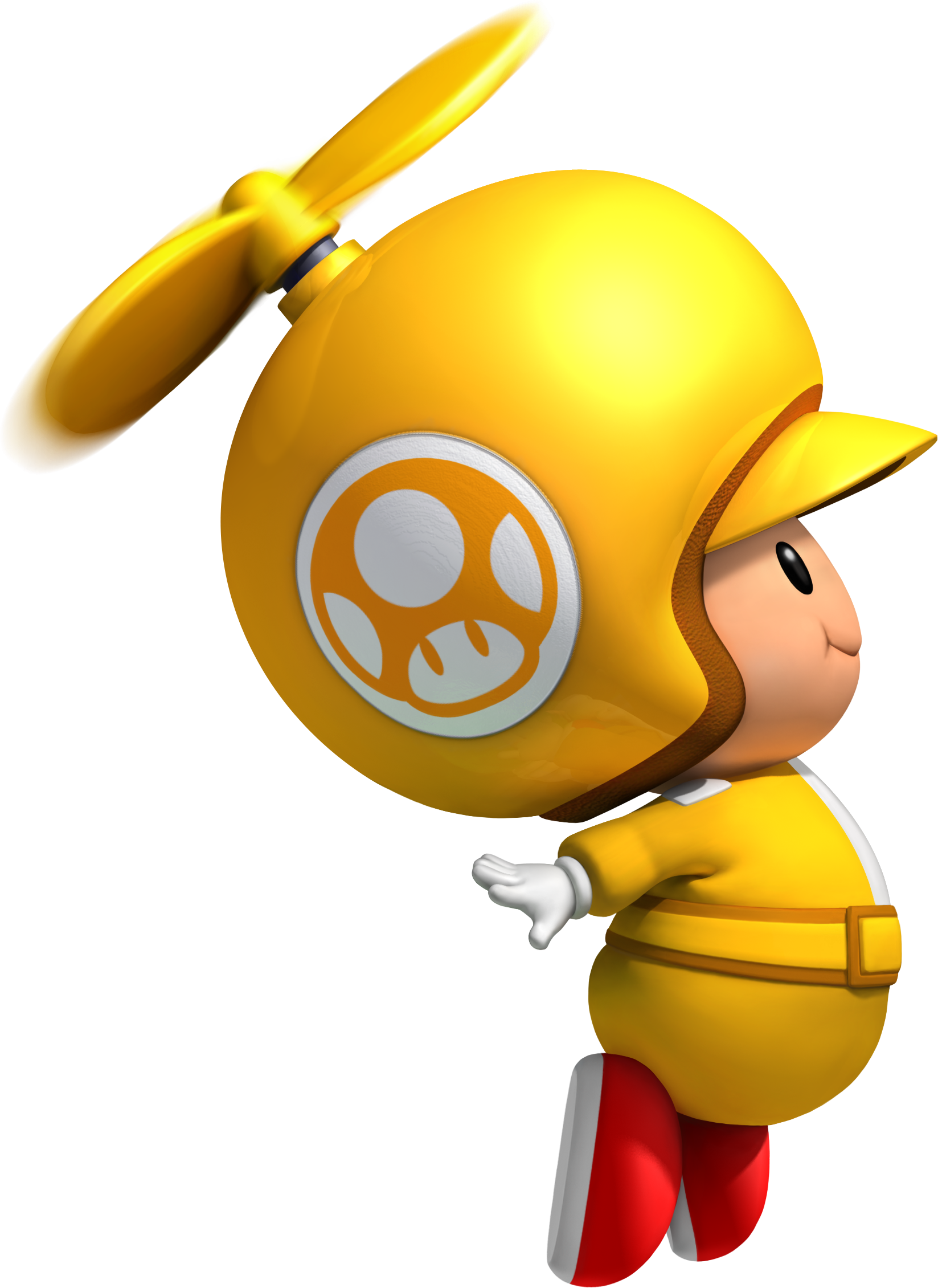 Mini Games, Super Mario Party, Super Mario Bros, Luigi, - New Super Mario Bros Wii Yellow Toad Clipart (1647x2260), Png Download