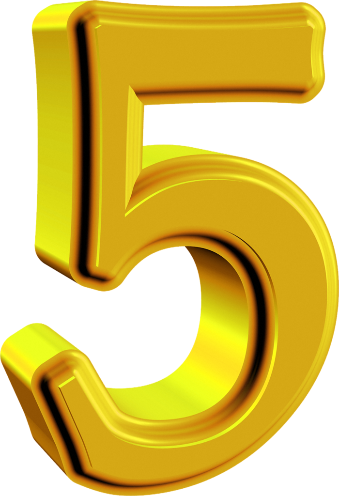 Numbers ‿✿⁀ - Цифра 5 Для Фотошопа Clipart (700x1024), Png Download