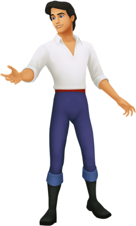 Free Png Download Prince Eric The Little Mermaid Cartoon - Prince Eric Png Clipart (480x764), Png Download