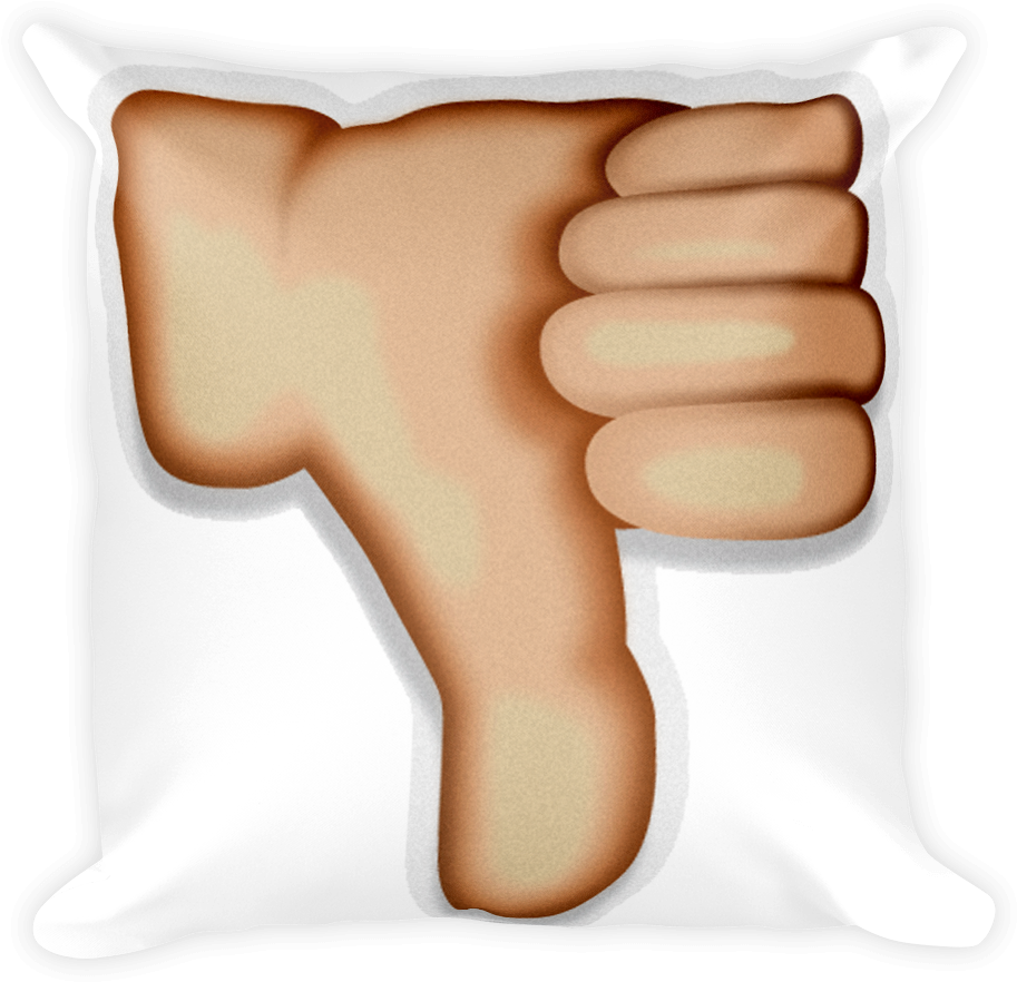 1000 X 1000 9 - Mano Abajo Emoj Clipart (1000x1000), Png Download