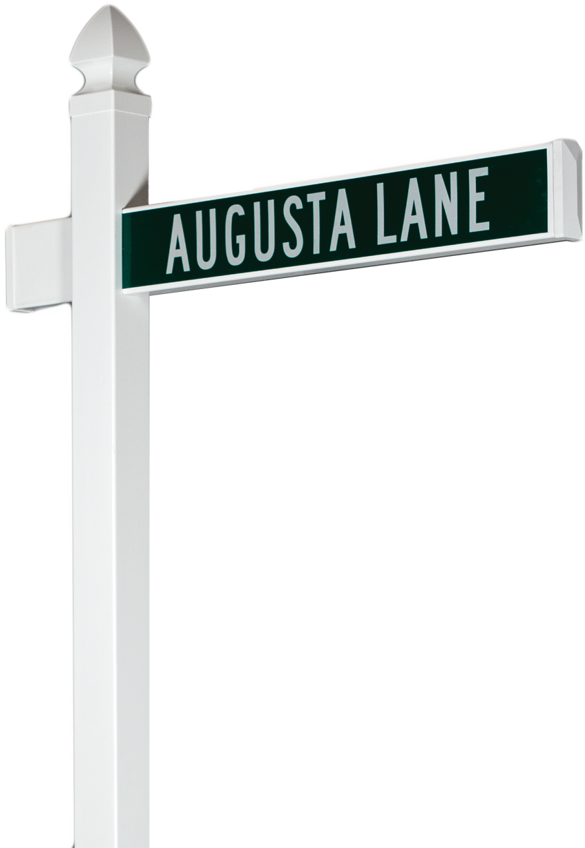 Vinyl Street Sign System With Single Blade And Gothic - Street Sign Clipart (952x1280), Png Download