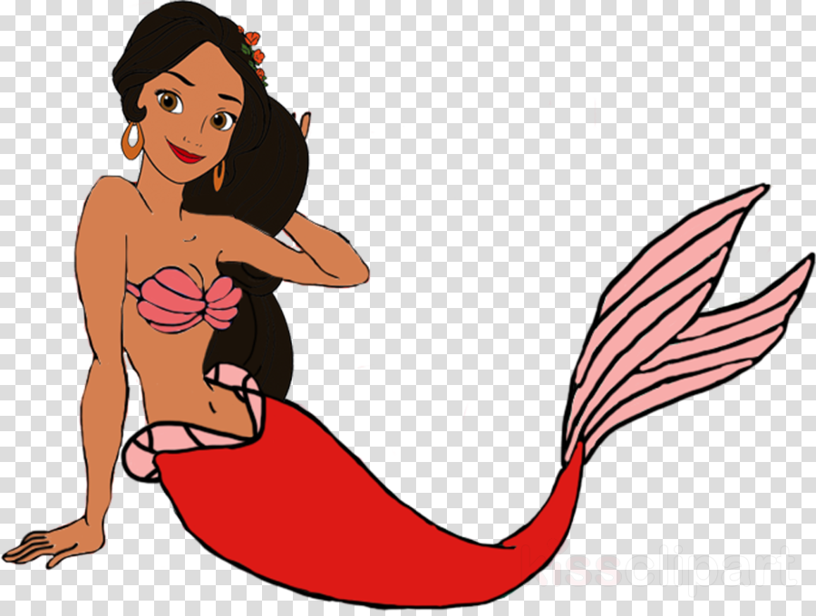 Princess Elena Mermaid Clipart Ariel The Little Mermaid - Mouse Pointer Png Hand Transparent Png (900x680), Png Download
