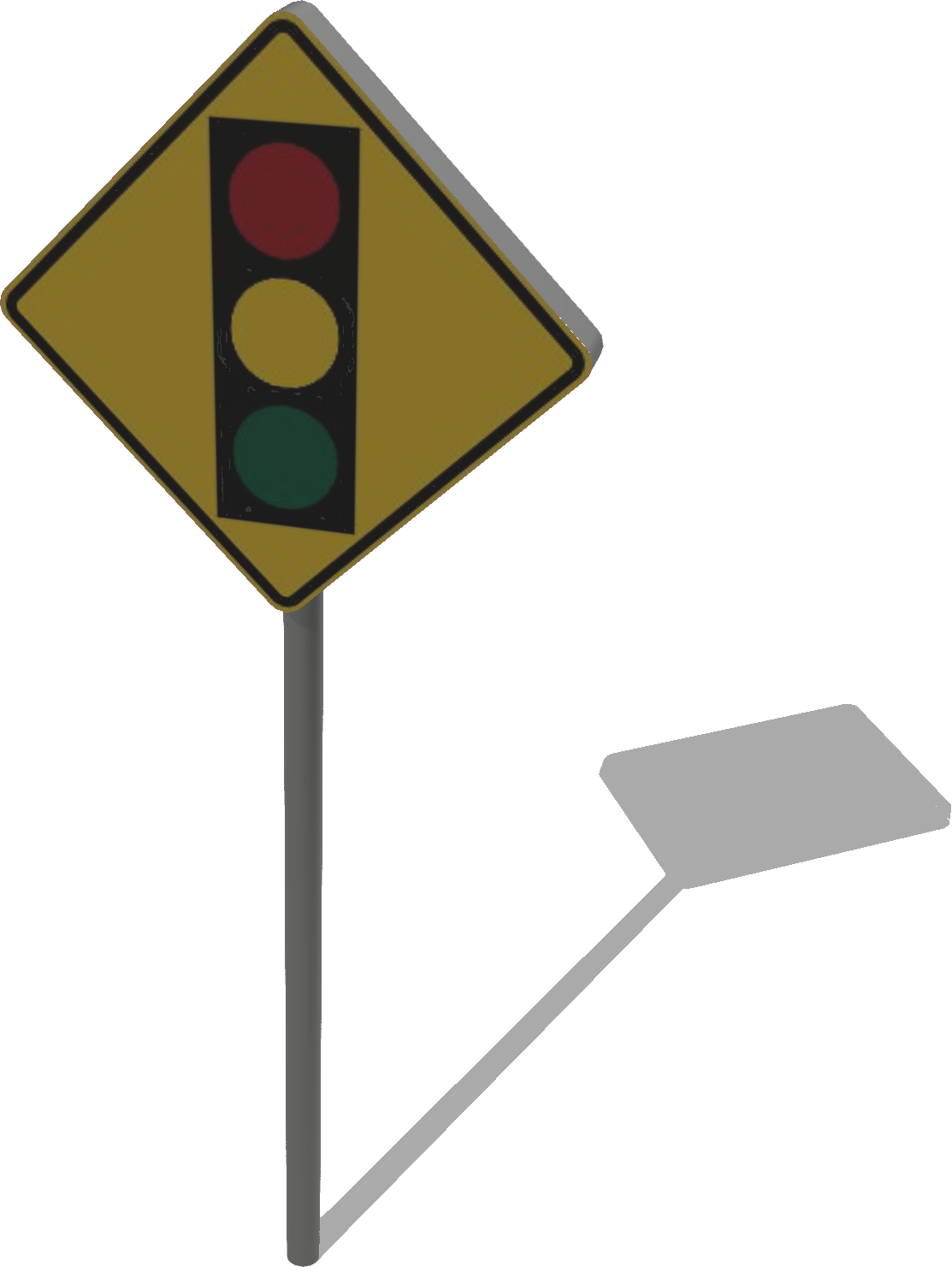 Cautionsign - Traffic Sign Clipart (1113x1481), Png Download