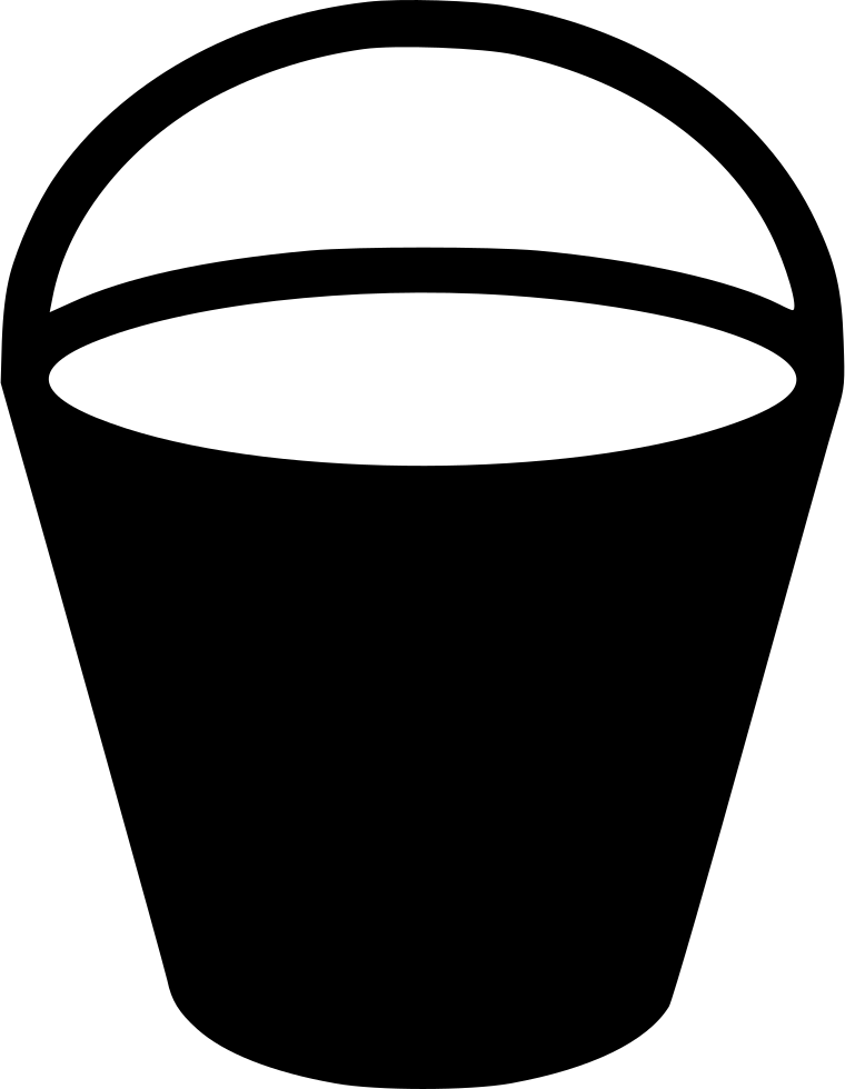 Bucket Icon Png - Bucket Icon Png Transparent Clipart (760x980), Png Download