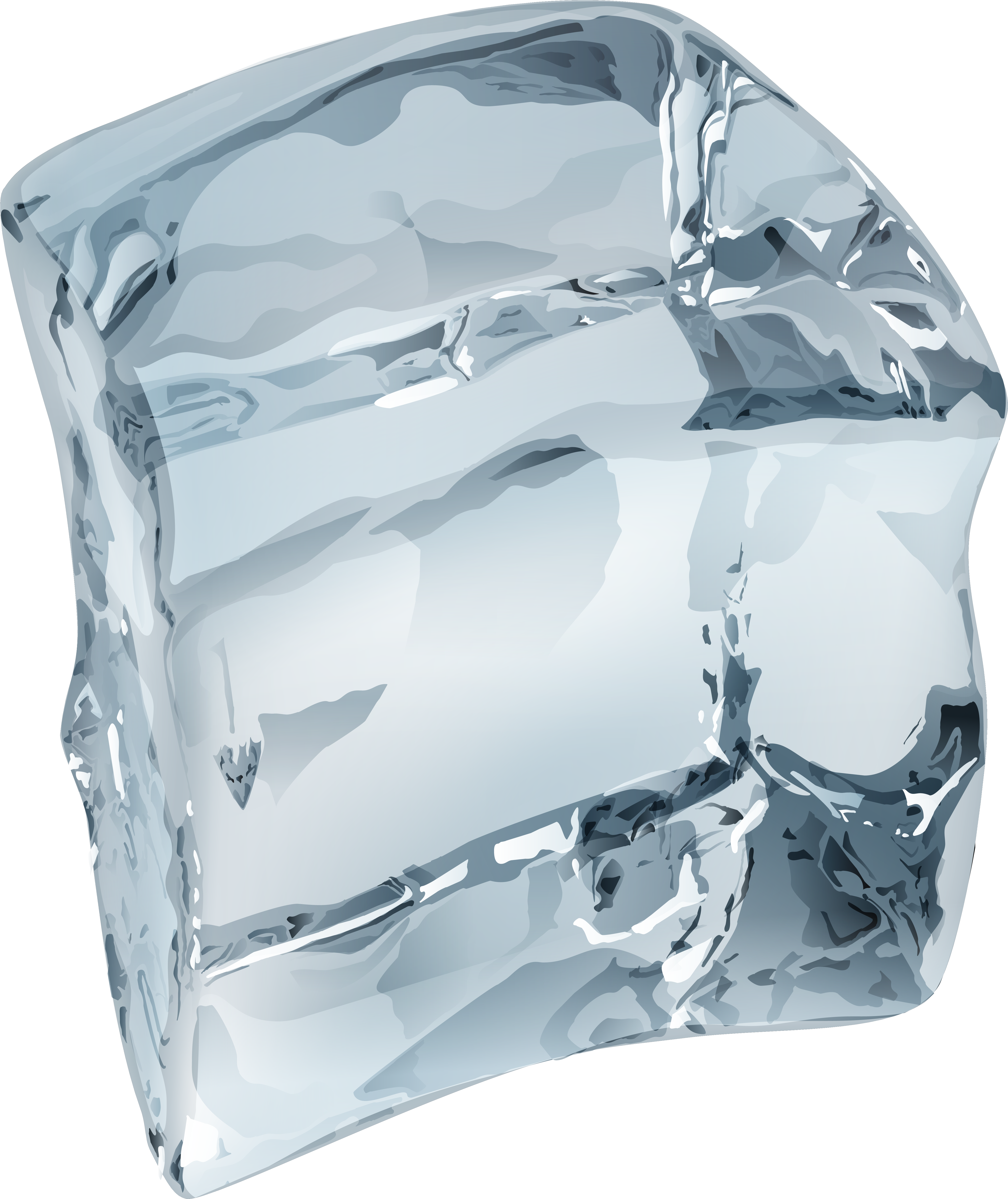 Ice Cube Large Png Clip Art - Crystal Transparent Png (5222x6213), Png Download