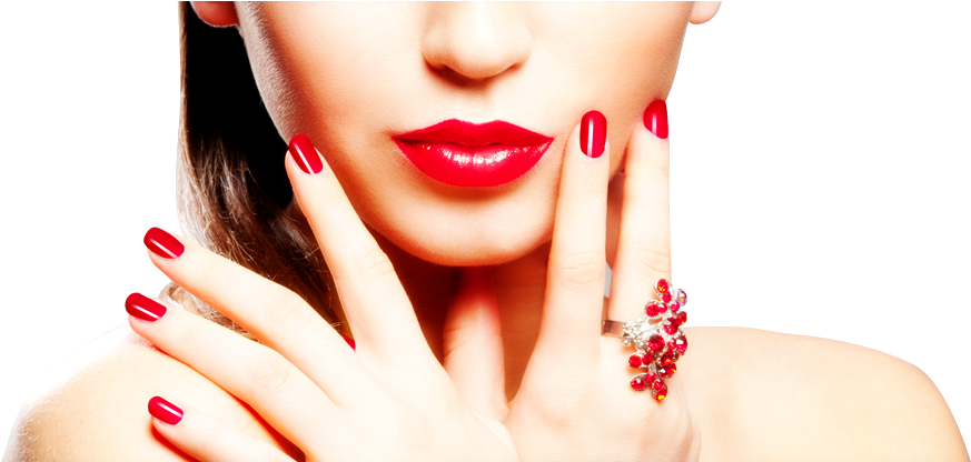 Nails Png - Viso E Mani Clipart (914x415), Png Download