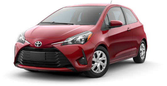 Ruby Flare Pearl Color Option - Toyota Yaris 2018 Hatchback Black Clipart (864x477), Png Download